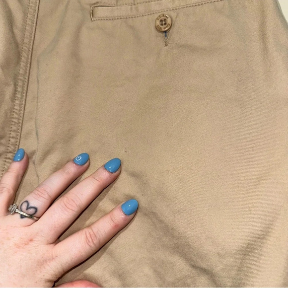 Men’s L.L Bean Vintage Khaki Natural Fit Straight Leg Office  Pants Size: 31x36 - Picture 15 of 16